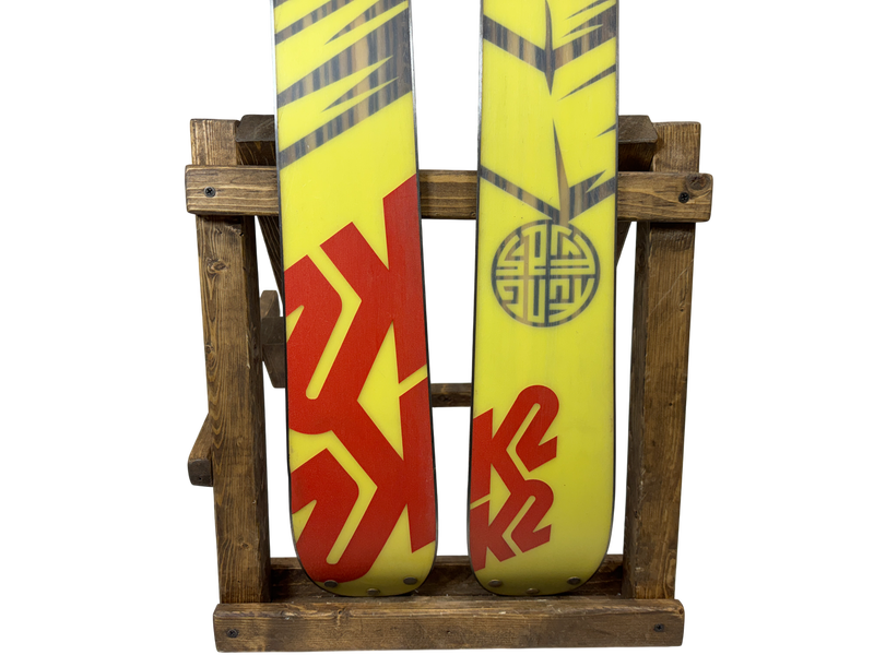 169cm K2 Kung Fujas Skis w/ Marker Griffon Bindings | SidelineSwap