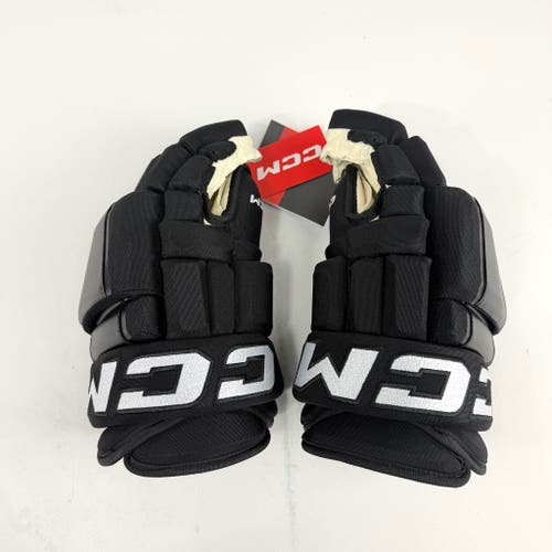 New Black CCM HG97 Gloves | Dallas Stars | 15" - #191035389748