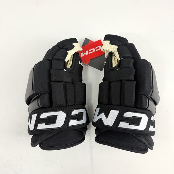 New Black CCM HG97 Gloves | Dallas Stars | 15" - #191035389748