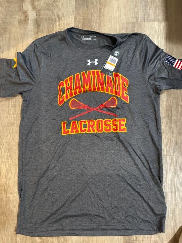 Chaminade Lacrosse Gray Small Men's Under Armour Shirt (New)