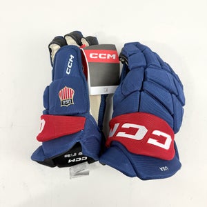 New Team USA CCM FT8 Pro Stock Gloves | 15" - #683978308875