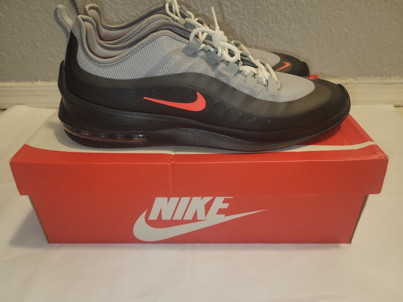 Nike Air Max Axis Wolf Men's Grey Sneakers Size 13 Total Crimson AA2146-001