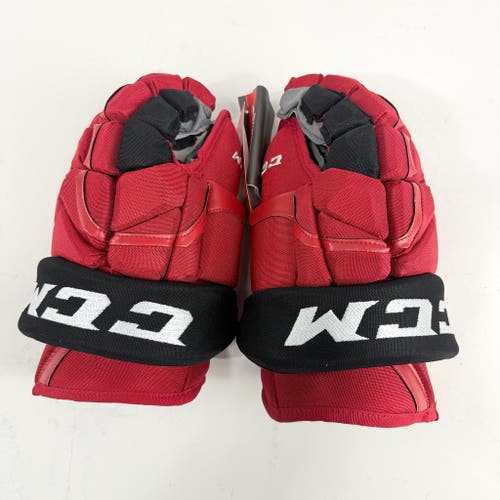New Red and Black CCM HG12 Gloves | Hurricanes | 14" - #191035280403