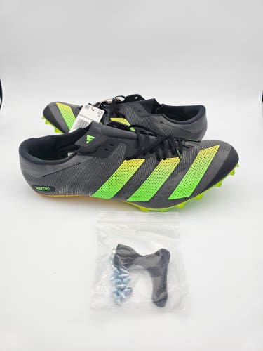Adidas Adizero Prime Sp Track Shoes Black HR0221 Mens Size 12