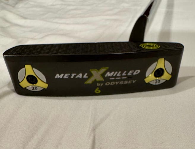 Black Men's 2014 Odyssey Metal X Milled Blade Right Handed Putter 34" (Used)