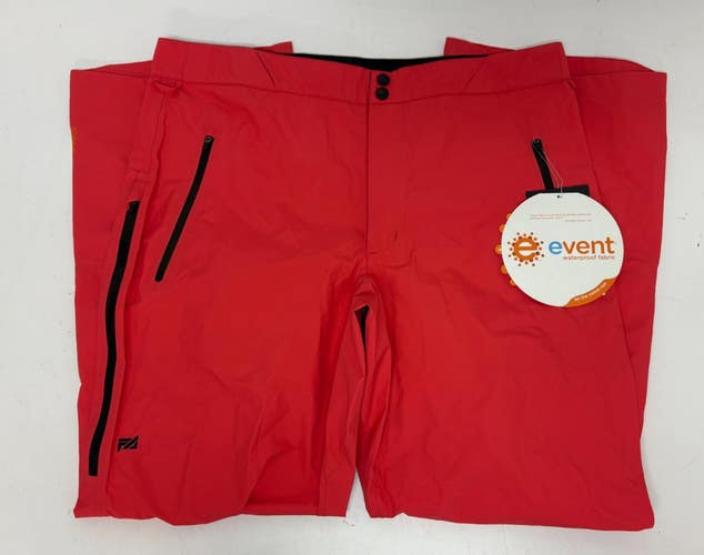 FA Frederick Ansara Canada Event Waterproof Breathable Shell Pants Red L NEW