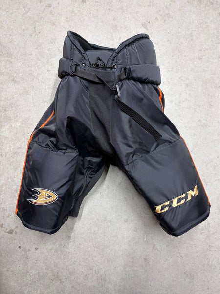 NHL Anaheim Ducks Large (New) Senior CCM Pro Stock HP70 Hockey Pants