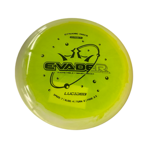 Used Dynamic Discs LUCID ICE EVADER Disc Golf Driver Yellow 10299-S000304519