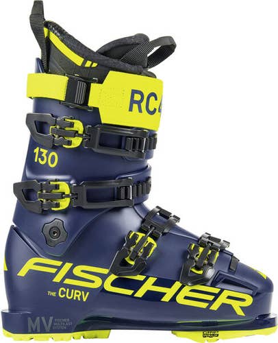 NEW Fischer RC4 The Curv 130 Vacuum Walk Ski Boots - Blue - 28.0/28.5