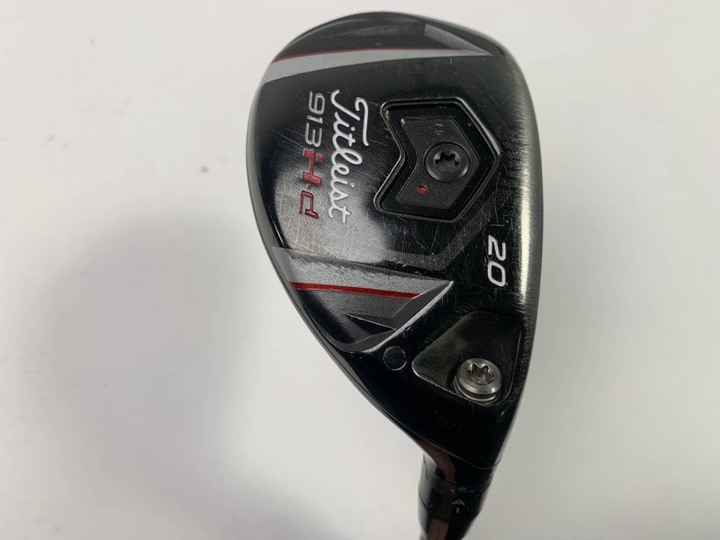 Titleist 913 HD 3 Hybrid 20* HZRDUS Smoke 6.0 80g Stiff Graphite Mens RH