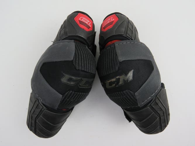 CCM U+ CL NHL Pro Stock Ice Hockey Player Elbow Pads Protective Size Senior Medium Black