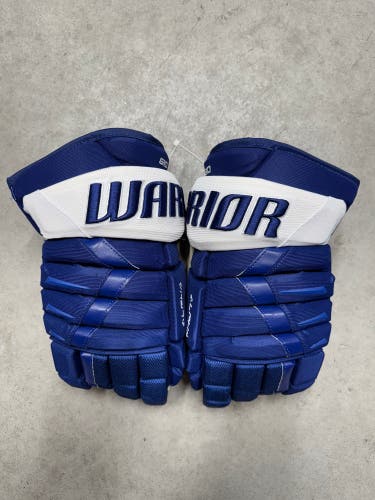 14” Warrior Alpha DX Pro Toronto Maple Leafs Gloves Pro Stock NHL (New)