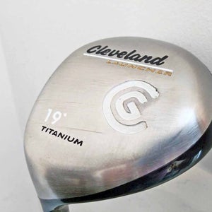 Cleveland Launcher Ti 5 wood 19* (Graphite Stiff, LEFT) 5w Fairway Titanium Club