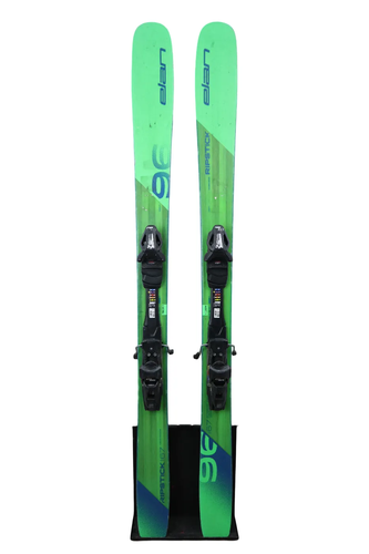 USED 2018 Elan Ripstick 96 Skis w/ Tyrolia SP 10 Bindings - 167cm