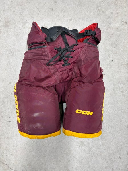 Arizona Sun Devils Medium (USED) Senior CCM Pro Stock HP45 Hockey Pants