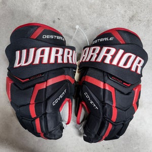 14” Warrior Covert QRL Pro Chicago Blackhawks Gloves Pro Stock NHL (New)