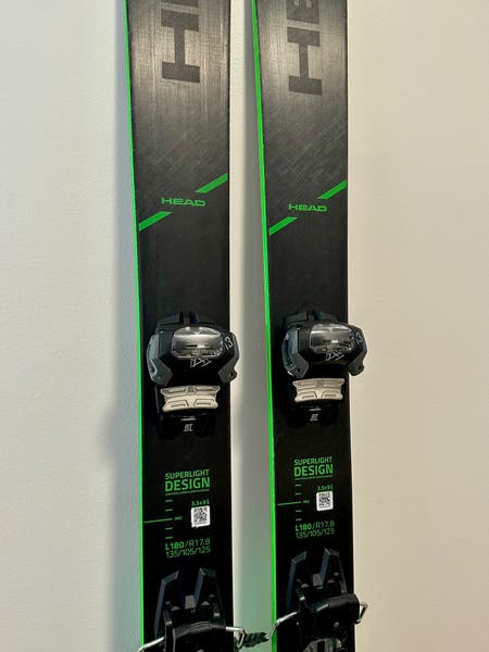 Head Kore 105 180cm Skis w/ Fischer Attack 13 AT Bindings (DIN 13