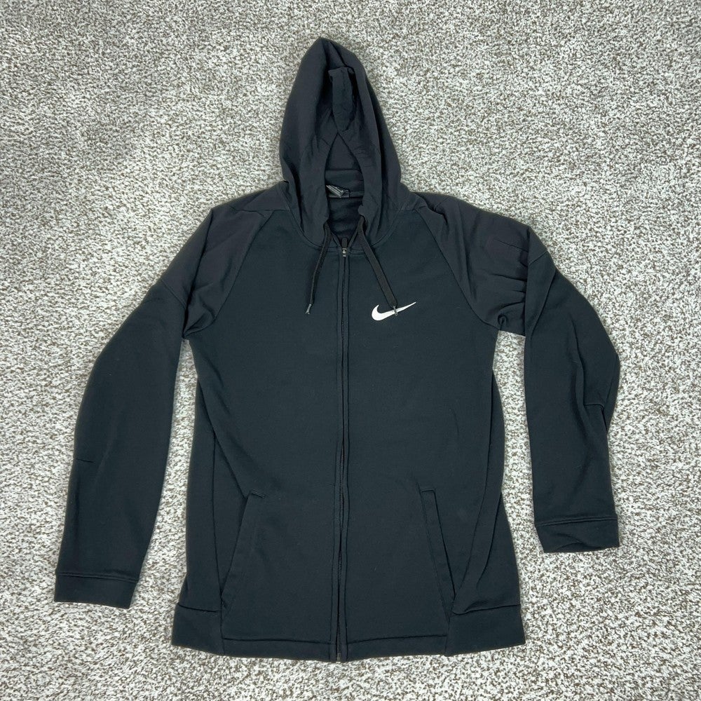 black nike hoodie mens medium