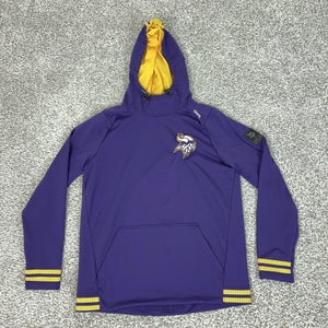 Minnesota Vikings Hoodie Mens Medium Purple NFL Football UNRL Limited Crossover