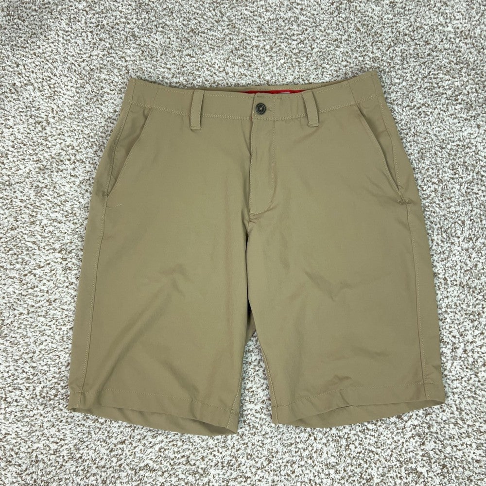 under armour dri fit khaki shorts