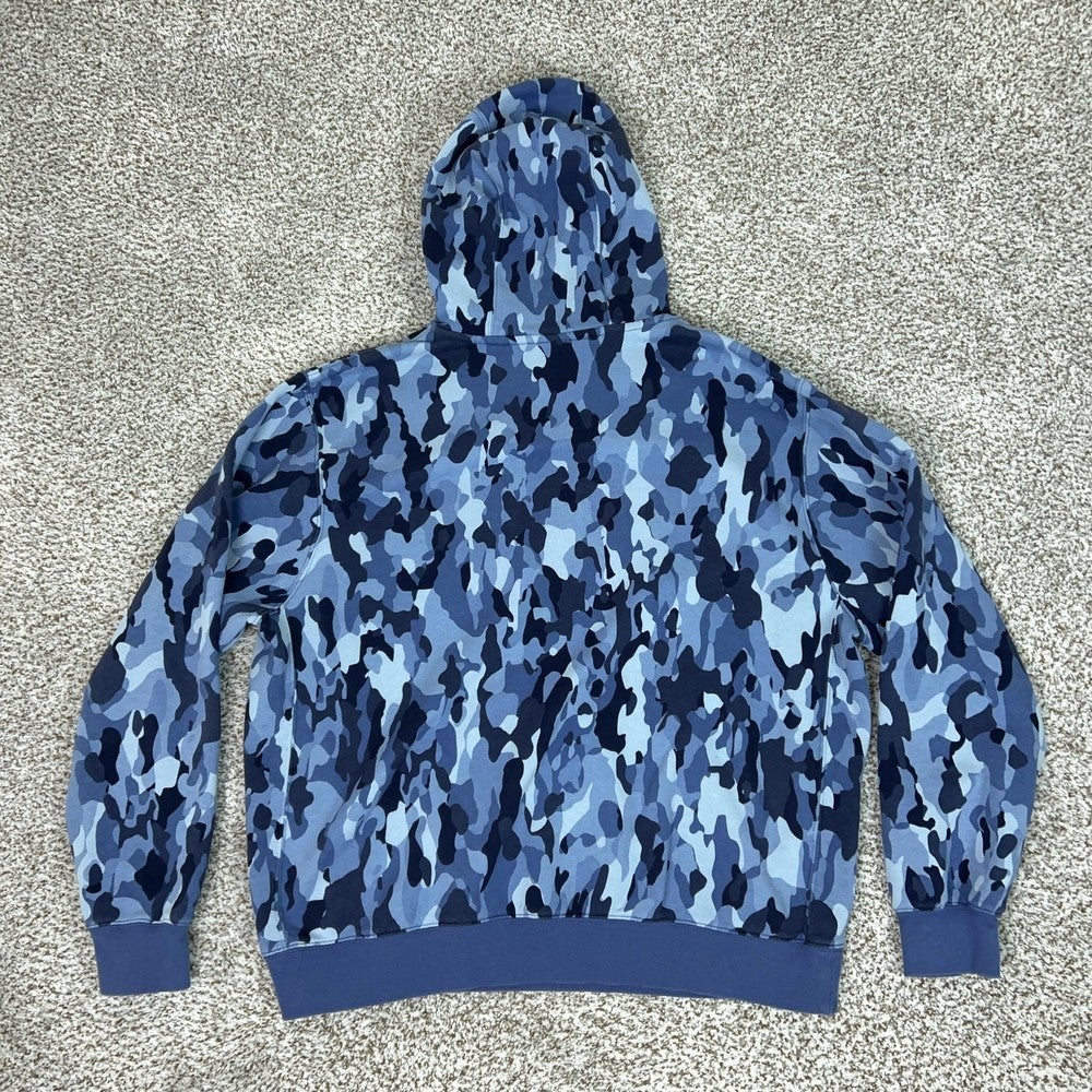 nike blue camo hoodie