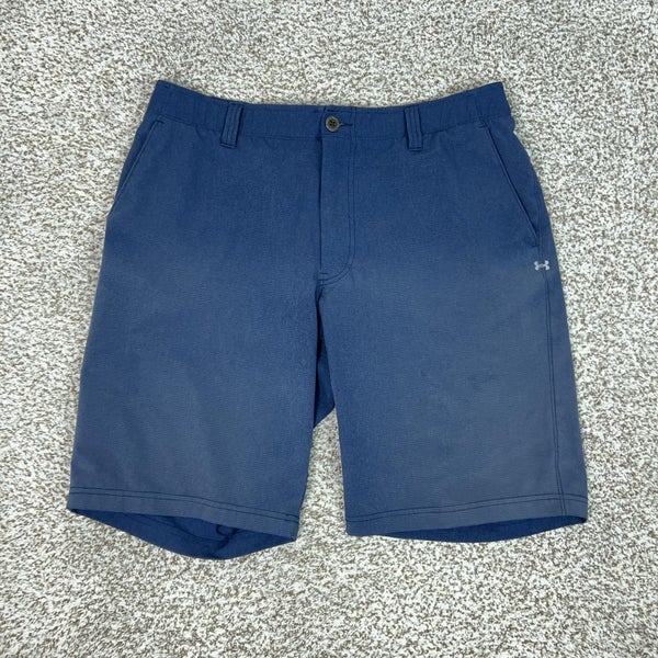 Under Armour Shorts Mens 36 Blue Golf Chino Performance Casual Outdoors Comfort
