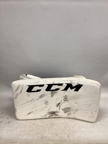 Used CCM E 3.5 Senior Goalie Blocker White 11851-S000041988