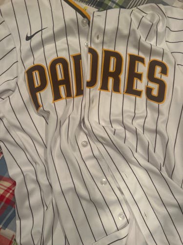 White men’s small Juan Soto jersey Nike