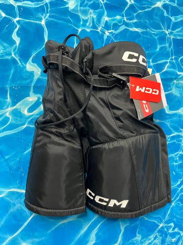 Black Youth Large CCM Next Hockey Pants (New)