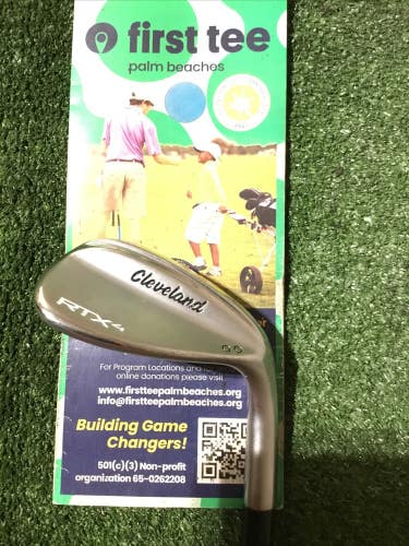 Cleveland RTX4 Mid 56* Sand Wedge (SW) Stiff S400 Tour Issue Steel Shaft (35)