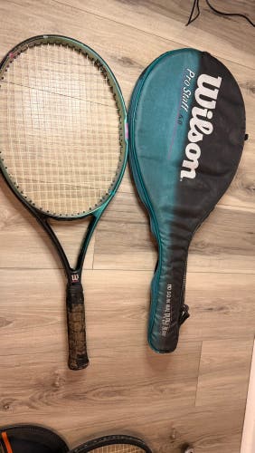Wilson Pro Staff 6.0 Tennis Racquet and Padded Case 110 sq in 4 1/2 Green