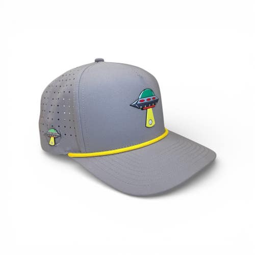 UFO Golf Hat | Snapback Cap | Built-in Magnetic Ball Marker Holder