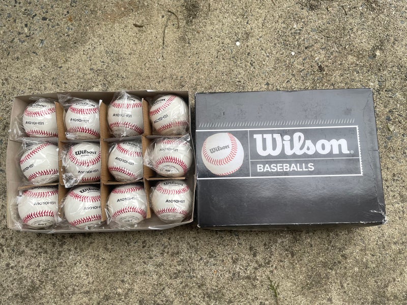 Wilson A1010 HS-1 Baseballs 12 Pack (1 Dozen) (New)