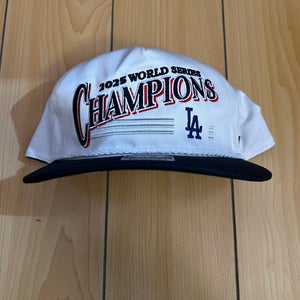 47 BRAND Los Angeles Dodgers 2025 World Champs Arch Hitch Rope Snapback Hat