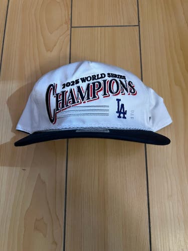 47 BRAND Los Angeles Dodgers 2025 World Champs Arch Hitch Rope Snapback Hat