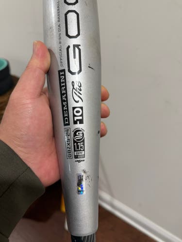 2024 DeMarini The Goods Hybrid USSSA Certified Bat (-10) 18 oz 28" (Used)