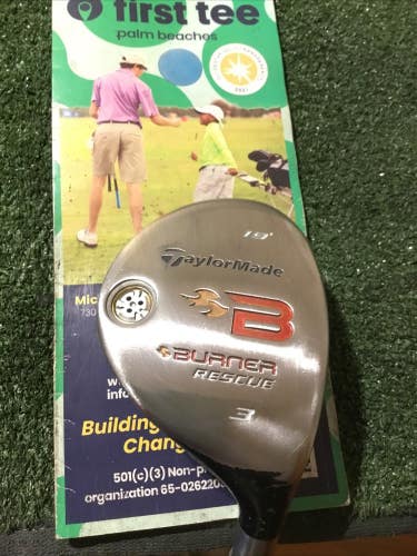 Taylormade 2008 Burner Rescue 19* 3 Hybrid Seniors REAX 60 Graphite Shaft (40)