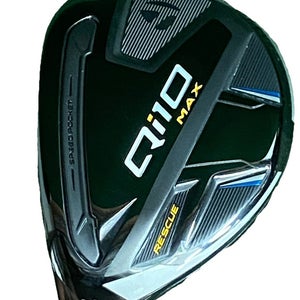 Taylormade Qi10 Max Rescue 4 Hybrid 23* Club Head Only Mint Lefty Component LH