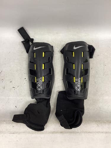 Used Nike T90 Soccer Shin Guards Adult Black LG 11851-S000041817