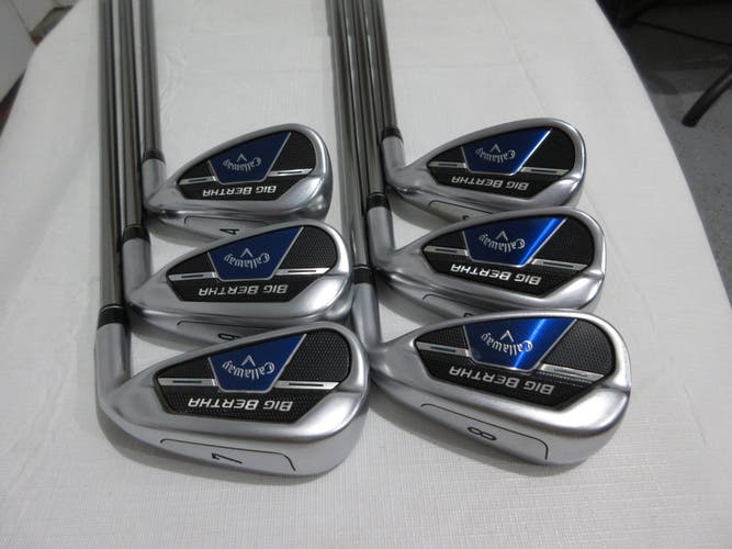 Callaway Big Bertha B21 Iron Set - 7-PW, AW, SW - Senior Flex Graphite