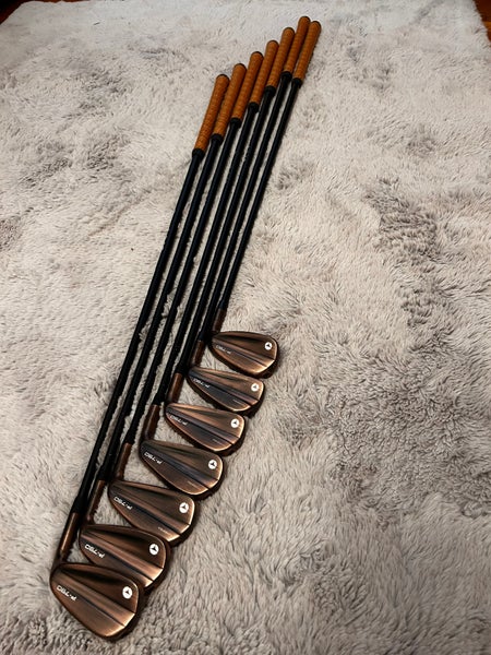 2023 TaylorMade TaylorMade P790 Aged Copper Right Handed Iron Set Stiff Flex (Used)