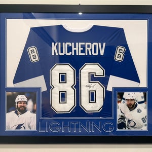 Nikita Kucherov Signed Framed Jersey (JSA) Tampa Bay Lightning #86