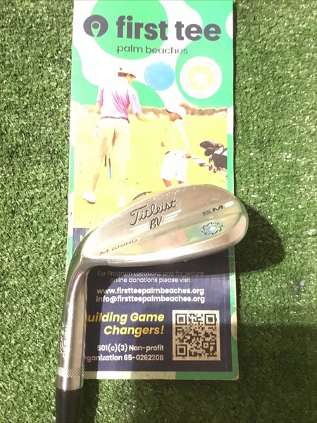 Titleist Left Handed Vokey Design SM6 M Grind 58* Lob Wedge LW Wedge Flex Steel