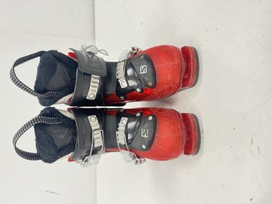 Used Salomon T2 Boys DH Ski Boot Red 185 MP - Y12 11860-S000302988