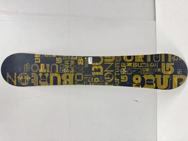 Used Burton CRUZER 151 Mens Snowboard Only Black 151 cm 11860-S000302986