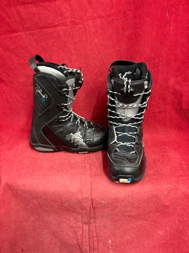 Snowboard Boots: Size M 8.5 (W 9.5) Salomon Snowboard Boots (Used)