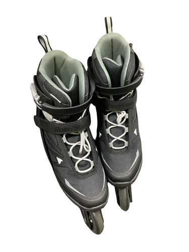 Used Rollerblade ZETRA BLADE Senior Rec Fitness Skates Black Senior 9 11613-S000174786