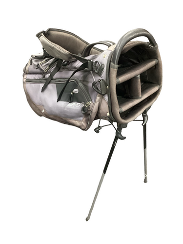 Used Mizuno BR-D3 Mens Stand Bag Grey 11613-S000174762