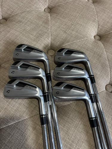 Taylormade P790 Ti Iron Set 5-PW KBS $-Taper 120 Stiff Flex Standard NICE