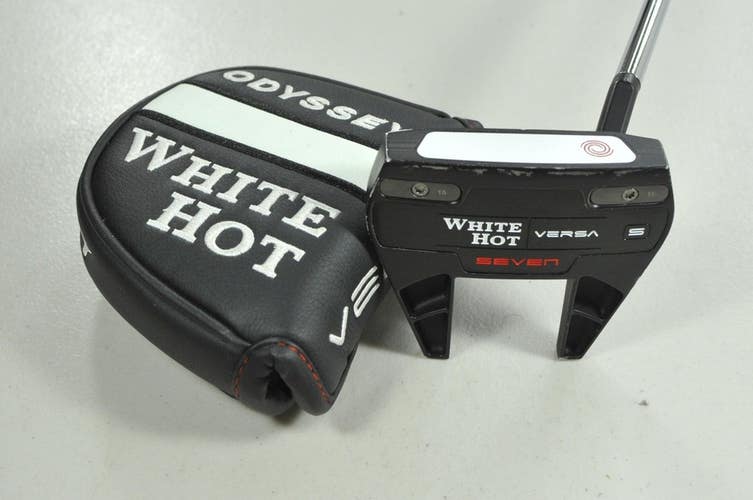 Odyssey White Hot Versa 7 Seven S 35" Putter Right Stroke Lab Steel # 208580